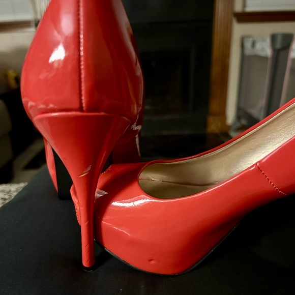 Rose Color High Heel Platform Stiletto - Picture 6 of 7